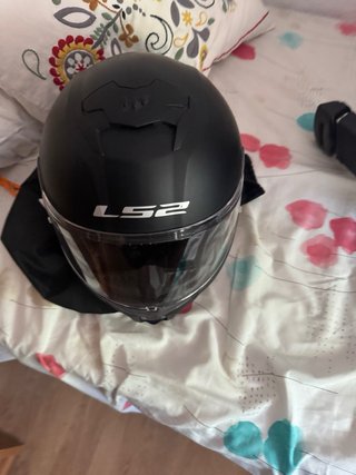 Casco Moto LS2 Stream II Talla XL y Guantes Yamaha