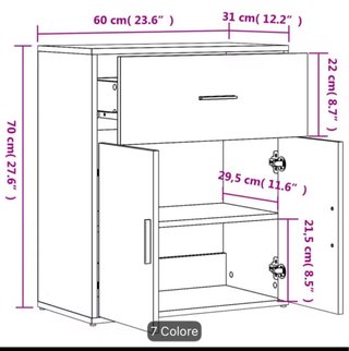 Mobile contenitore in legno nuovo