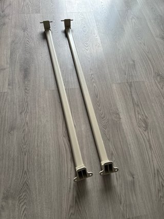 Barra per armadio angolare PAX in metallo beige/grigio