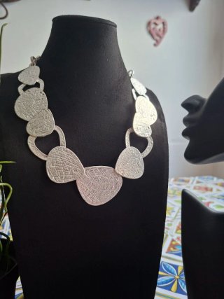 Collana Argento Design Moderno