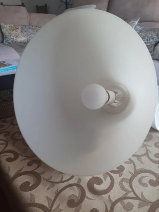 Lámpara de techo blanca