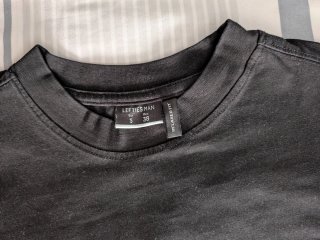Camiseta Negra LEFTIES Talla M