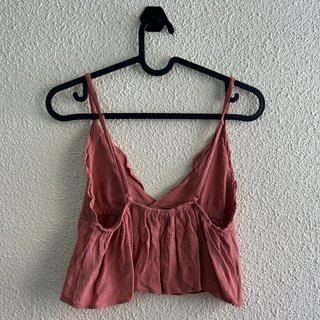 Top rosa tirantes