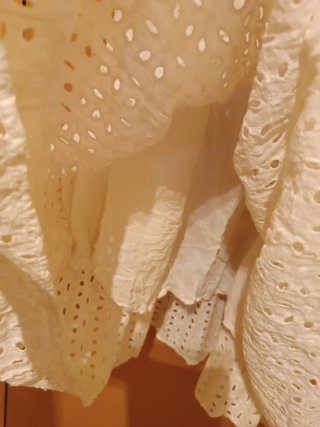 Vestido blanco bordado