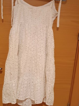 Vestido blanco bordado