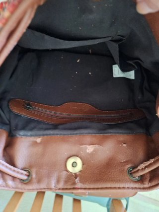 Mochila étnica desgastada