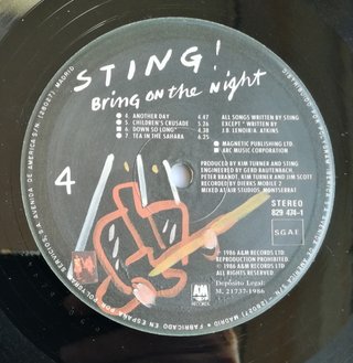 STING Bring On the Night