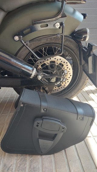 Alforjas Indian Chief Bobber Dark Horse