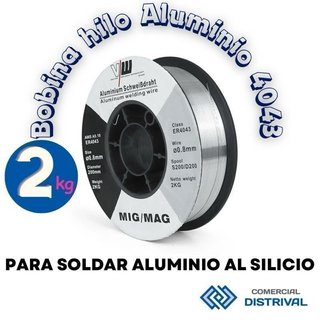 Hilo soldadura Aluminio ER4043 2kg