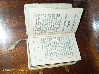 Misal Antiguo "Tesoro Divino" - J. A. de Lavalle (