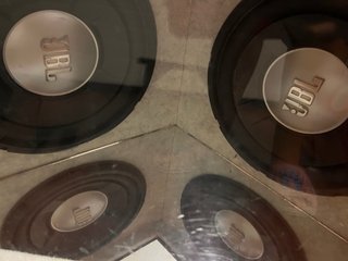 Altavoz JBL Doble Negro/Plata