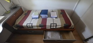 Cama nido madera 190x90 + colchón