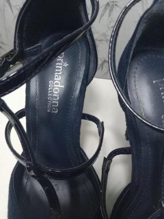 Zapatos de tacón azul Primadonna