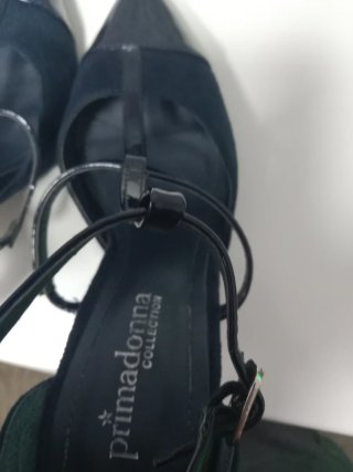 Zapatos de tacón azul Primadonna