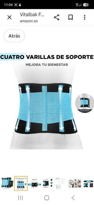 Faja Lumbar Vitalbak Soporte Espalda
