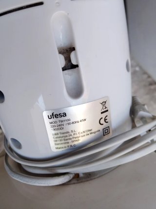 Ventilador Ufesa Torre Blanco