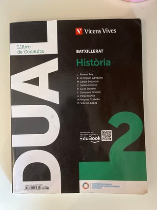 Llibre Història Batxillerat Vicens Vives