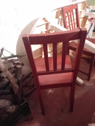 2 sedie in legno