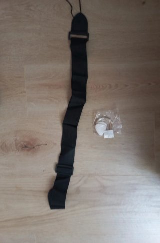 Guitarra Infantil Rosa con funda, correa y púas