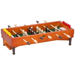 Mini Calcio Balilla in Legno Biliardino da Tavolo 6 Stecche