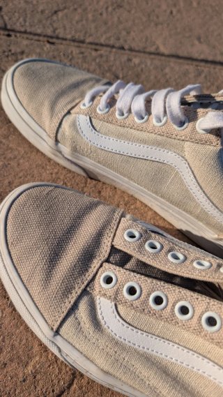Vans Beige/Blanco Talla 39