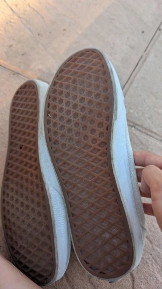 Vans Beige/Blanco Talla 39