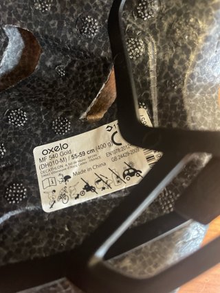 Casco skate dorado Decathlon 55-59cm