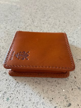 Monedero Firenze Piel Marrón
