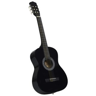 Chitarra Classica per Principianti con Custodia Nera 3/4 36