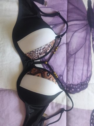 Bikini Mujer Talla Única Negro Multicolor