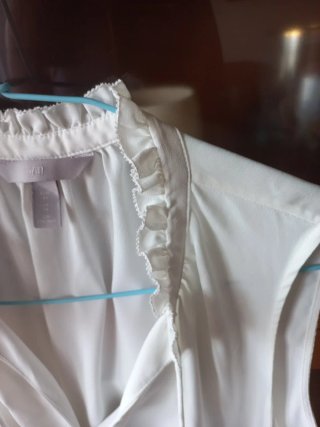 Camisa blanca H&M sin mangas