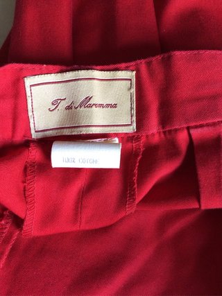 Terre di Maremma pantaloni sartoriali cotone tg.40