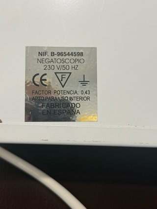 Negatoscopio médico pared/sobremesa