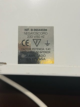 Negatoscopio médico pared/sobremesa