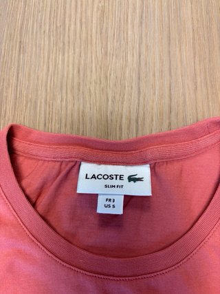 Camiseta Lacoste Rosa Talla S