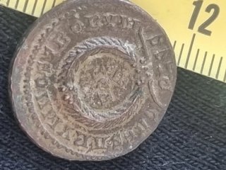 Vecchie monete in bronzo