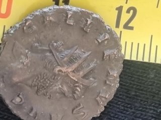Vecchie monete in bronzo