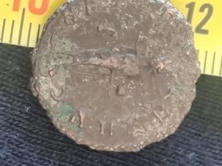 Vecchie monete in bronzo