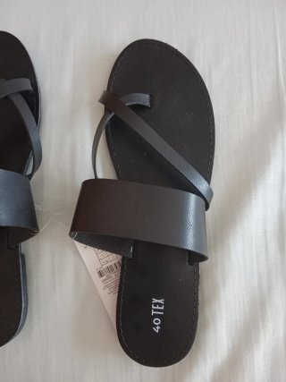 Sandalias 40 TEX Talla 40 Negras