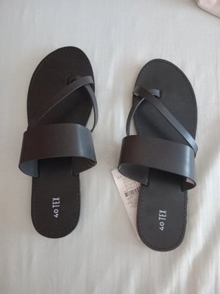 Sandalias 40 TEX Talla 40 Negras