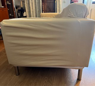 Funda sofá 2 plazas beige