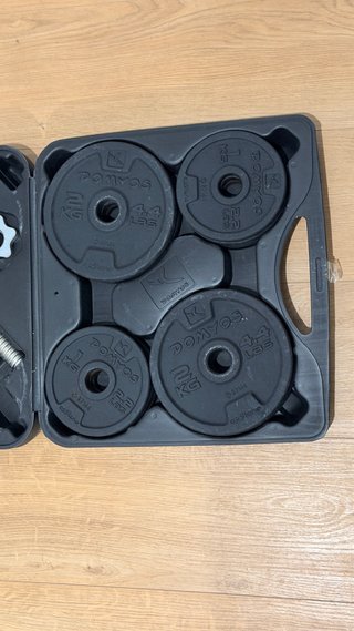 Kit Mancuernas 20kg decathlon