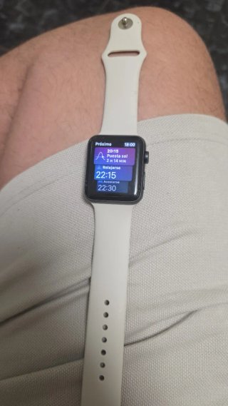 Apple Watch S3 42mm Gris/Blanco