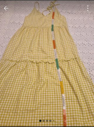 Vestido de verão Celina alças xadrez