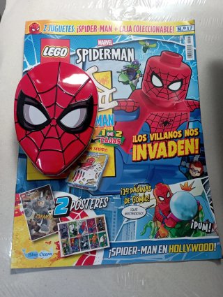Revista Lego Spiderman N.017 + Caja Coleccionable