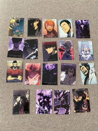 Cartas Coleccionables Solo Leveling