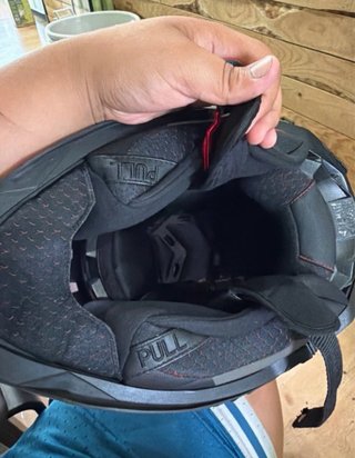 Casco Enduro Fibra Carbono Talla S