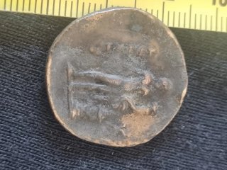 Vecchie monete in bronzo