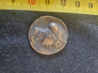 Vecchie monete in bronzo