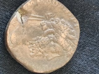 Vecchie monete in bronzo